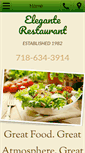 Mobile Screenshot of elegantepizza.net